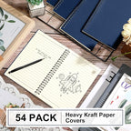 Yahenda 54 Pcs Spiral Notebook Bulk A5 Journal Lined 8.3'' x 5.5'' Writing - Image 4