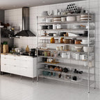 Regal Altair 18" Deep x 72" Wide x 86" Height Wire Shelving Kit | 10-Tier | NSF - Image 2