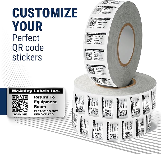 McAuley Labels Custom QR Code Stickers - Image 3