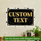 Custom Sign, Custom Street Sign, 11 Font Colors, 13 Font Styles, 4 Hole Options - Image 4
