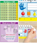 Carson Dellosa Education 30PC Quick Stick Name Plate Set offers alphabet charts - Image 4