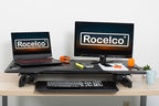 Rocelco 46" Large Height Adjustable Standing Desk Converter - Image 5