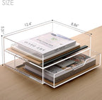 SANRUI 2-Tier Paper Letter Tray Organizer - Image 2