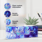 Personalized Name Plate for Desks, Custom Desk Name Plates, Acrylic Name Plate - Image 3