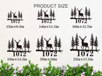 Personalized Metal Deer Address Signs - Image 4