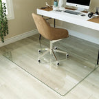 Koonmi Tempered Glass Chair Mat by KOONMI