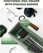 Rebee Vision Pine Wood Mail and Key Organizer - Image 6