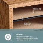 Safco Wood Adjustable Literature Organizer, 16 Compartment - Image 5