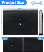 Cesil 2Pcs Expanding File Folders, 13 Pockets File Organizer Accordion File - Image 3
