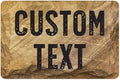 Custom Sign, Custom Street Sign, 11 Font Colors, 13 Font Styles, 4 Hole Options by MySignCenter