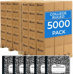 Rosmonde 5000 Pack Composition Notebooks Bulk, College Ruled, 200 Pages by Rosmonde