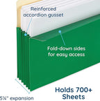 Blue Summit 10 Expanding File Pockets, Accordion File Folders Letter Size - Image 3