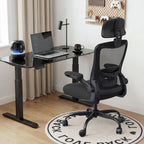 ergonomic office chair for lower back relief, 4-way on a desk or shelf