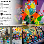 FansArriche Liquid Chalk Markers, 15mm Jumbo Car Window Markers, 8 Pack - Image 6