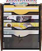 PAG-Mass Wall File Organizer, 5 Tier Mesh Mail Organizer Wall Mounted, Hanging - Image 8