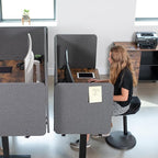 VIVO Clamp-on Privacy Panels 60 x 24 inch, 24 x 24 inch, Sound Absorbing - Image 7