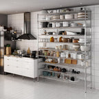 Regal Altair 18" Deep x 72" Wide x 96" Height Wire Shelving Kit | 10-Tier | NSF - Image 2