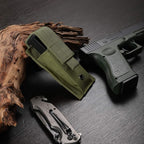 Tactical Single/Double Pistol Mag Pouch Outdoor Molle Open-Top Magazine Pouch - Image 6