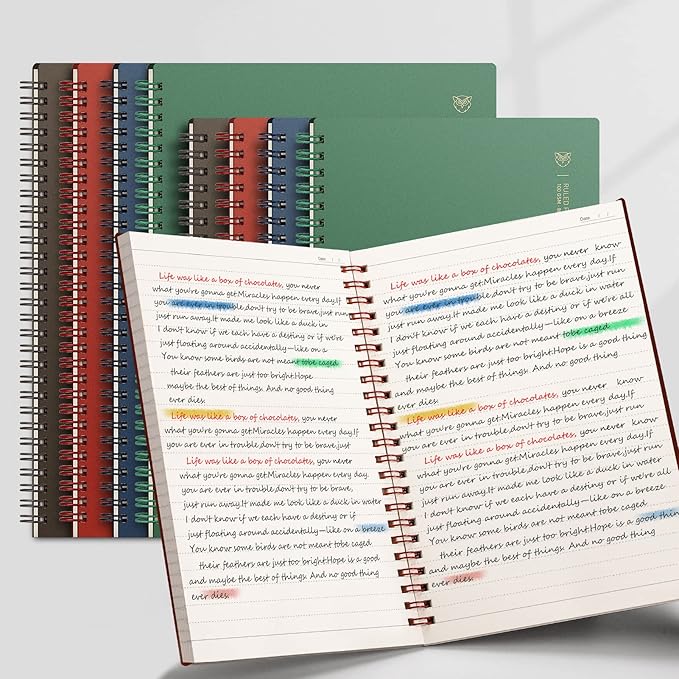 EMSHOI 3 Pack Spiral Notebook 7.48" x 10.15" - Image 8