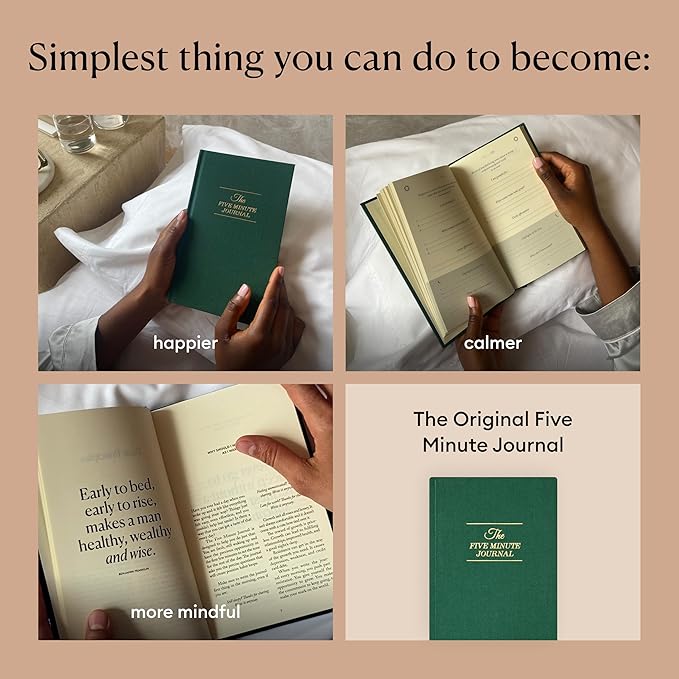 Intelligent Change The Five Minute Journal, Original Daily Gratitude 2025 - Image 6