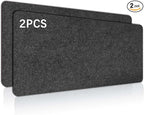 2 PCS Large Felt Desk mat, Office Computer Desk by Anpuimult