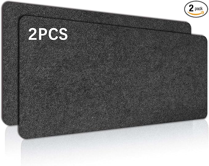 2 PCS Large Felt Desk mat, Office Computer Desk by Anpuimult