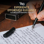 Wordsworth & Black Fountain Pen Set, Extra Fine Nib, Includes 24 Pack Ink - Image 2