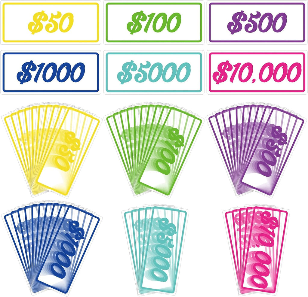50 Pcs Cash Stuffing Placeholder for Envelopes Binder Pocket Cash Stuffing Placeholder Place Holder for 100 Envelopes Money Saving Challenge(Classic)