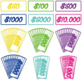 50 Pcs Cash Stuffing Placeholder for Envelopes Binder Pocket Cash Stuffing Placeholder Place Holder for 100 Envelopes Money Saving Challenge(Classic)