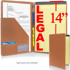 Legal Size Padfolio, 8.5 x 14 Inch Portfolio Folder - Image 9