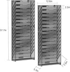 samstar 2 Pack 16 Tier Wall File Organizer Hanging Wall File Holder Wall Mount - Image 2