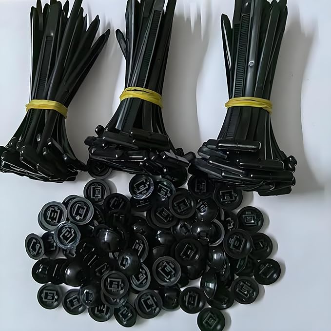 200 Pcs Nylon Universal Cable Tie Buckle - Image 8