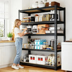 72" h heavy duty garage shelving, 2400lbs capacity, view 9