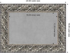 Amanti Art Silver Framed Magnetic Board 18x24 Small Vision Board - Image 4