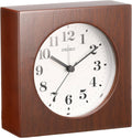 seiko kr501b seiko wooden frame brown retro analog, main product view