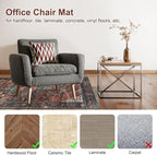 Anidaroel 46"x72" Large Chair Mat - Image 2