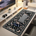 iCasso Black Large Mouse Pad, Desk Matt by iCasso