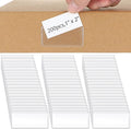 Jeyiour 200 Pcs Label Holders Adhesive Nameplate Pockets Storage Bin Labels by Jeyiour
