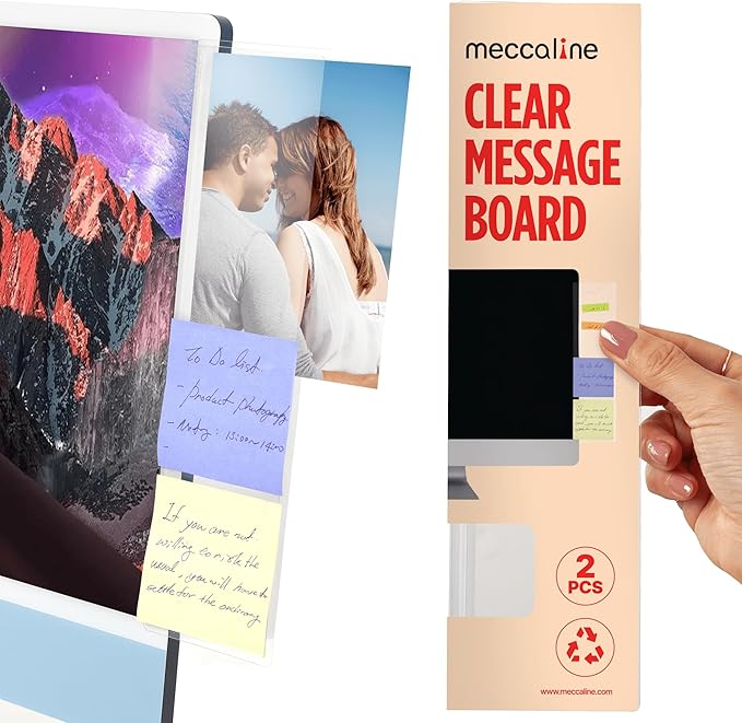 MECCALINE Monitor Memo Board 2Pcs - Image 7
