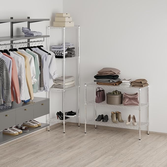 Regal Altair 18" Deep x 42" Wide x 34" Height Wire Shelving Kit | 3-Tier | NSF - Image 7