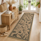 dweike easy jute non slip runner rug, 2x6, main product view