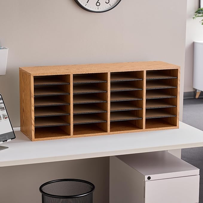 Safco Literature Organizer, 24 Compartments, Office and Classroom Mailbox - Image 5