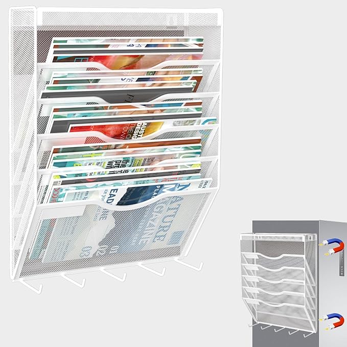 KZWKRG 6 Tier Magnetic File Holder by Unknown