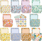 TaoBary 160 Pcs Stationery Paper Set 50 Double Sided Stationery Papers by TaoBary