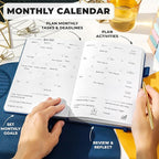 Clever Fox Planner Premium Edition – Undated Luxurious Weekly & Monthly Planner - Image 4