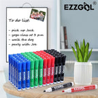 Ezzgol Dry Erase Markers Bulk, 72 Pack Basic Multi-color Red Blue Black Green - Image 6