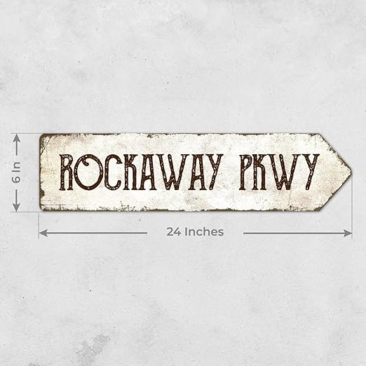 Rustic Custom Sign, Personalized Right Directional Metal Composite Street Sign - Image 2