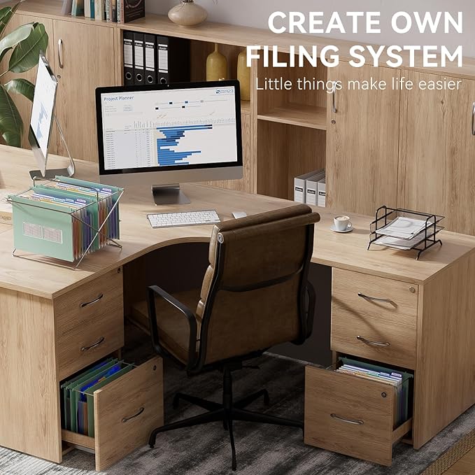 ThinkTex Plastic Expanding Hanging File Folders, 7 Innovative 1.2" Accordion - Image 6