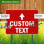 Custom Arrow, Custom Directional Sign, Up Arrow, 36x48 Inches, Rust Free DiBound - Image 5