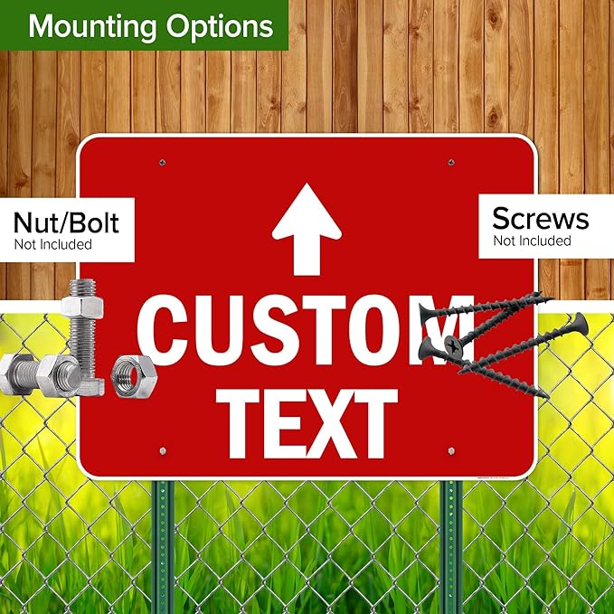 Custom Arrow, Custom Directional Sign, Up Arrow, 36x48 Inches, Rust Free DiBound - Image 5
